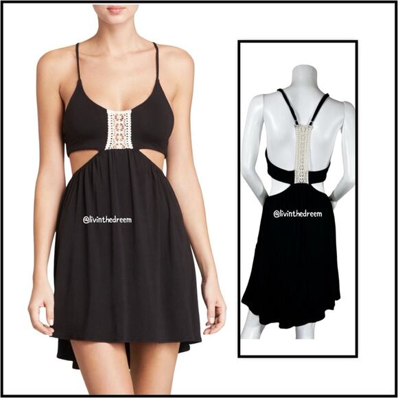 L*Space Libra Dress in Black-Cream SZ L $149 - Picture 1 of 14